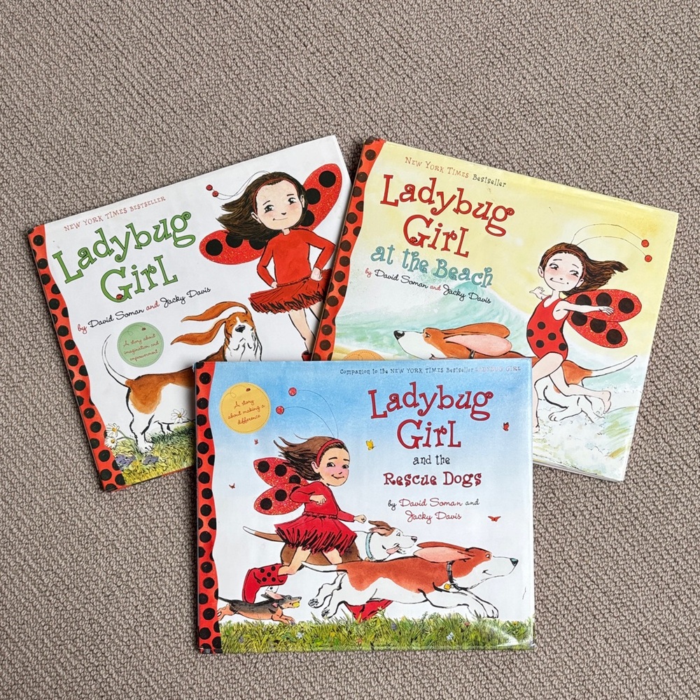Ladybug Girl Books, set of 3 books, New York Times Bestsellers